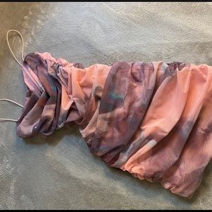 Oh Polly ruched mini dress